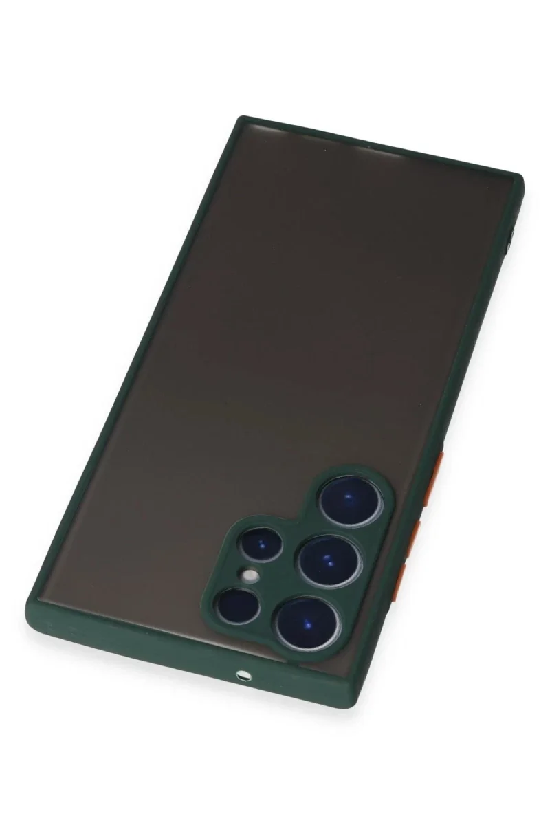 Samsung Galaxy S22 Ultra Kılıf Montreal Silikon Kapak - Yeşil Samsung Galaxy S22 Ultra Kılıf Montreal Silikon Kapak - Yeşil