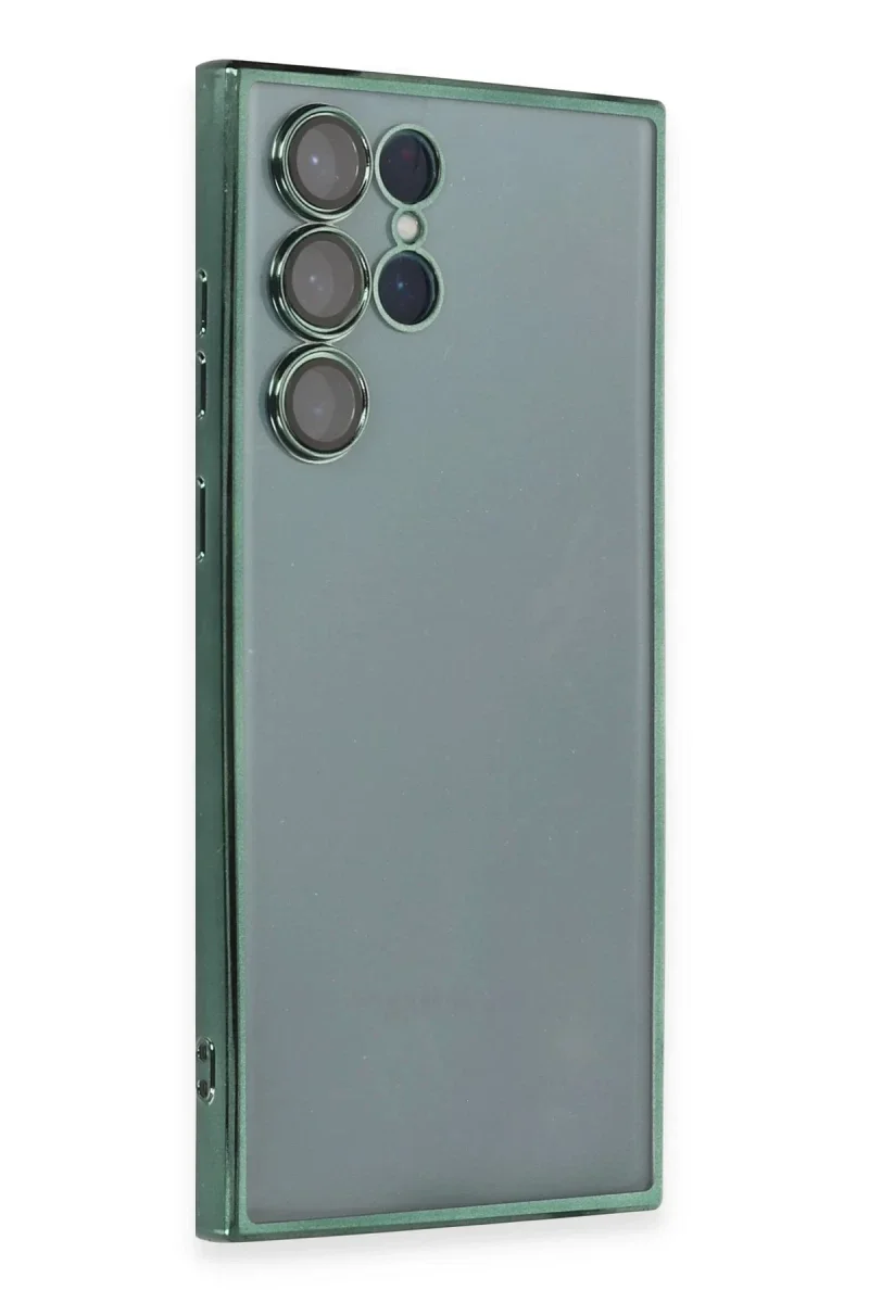 Samsung Galaxy S22 Ultra Kılıf Razer Lensli Silikon - Yeşil Samsung Galaxy S22 Ultra Kılıf Razer Lensli Silikon - Yeşil