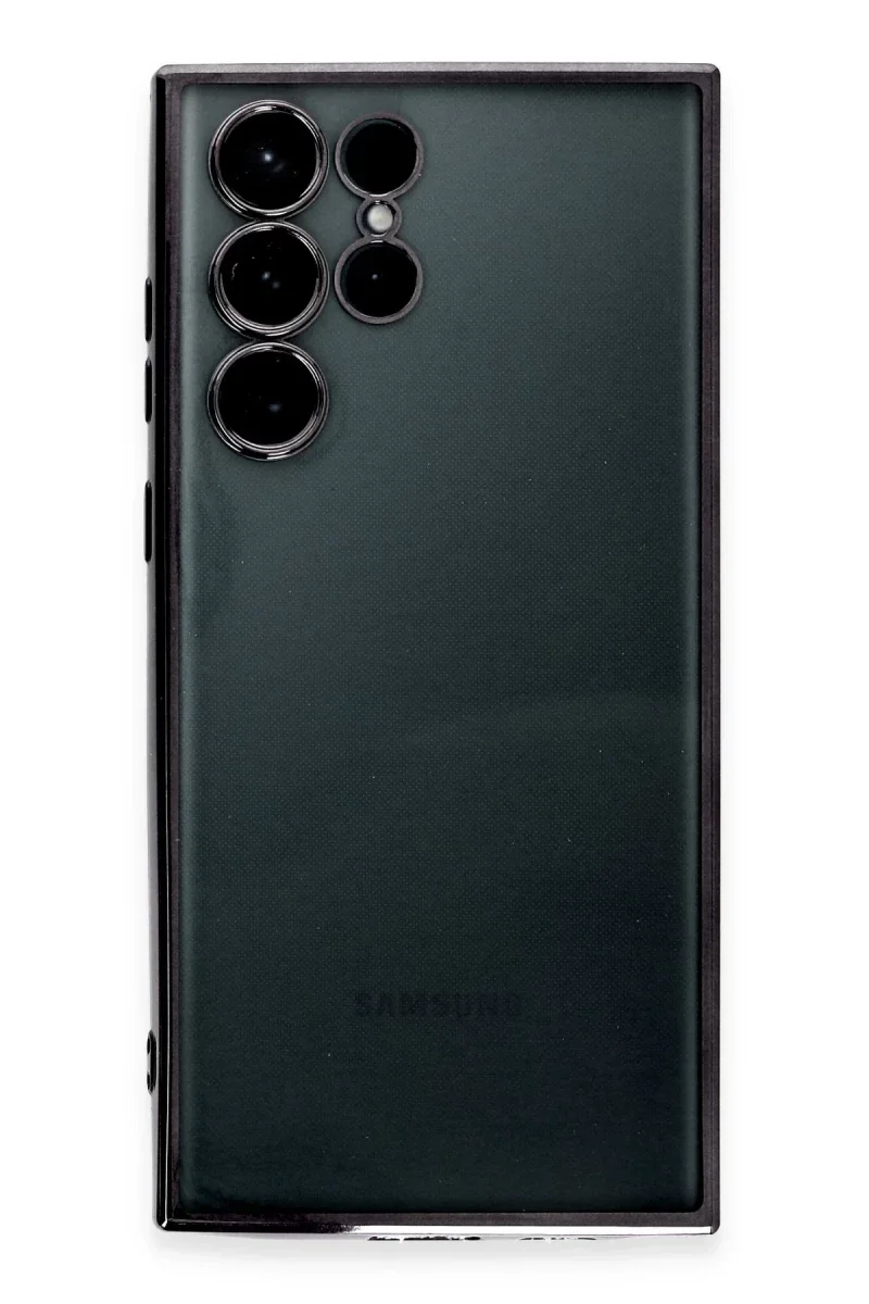 Samsung Galaxy S22 Ultra Kılıf Razer Lensli Silikon - Siyah Samsung Galaxy S22 Ultra Kılıf Razer Lensli Silikon - Siyah