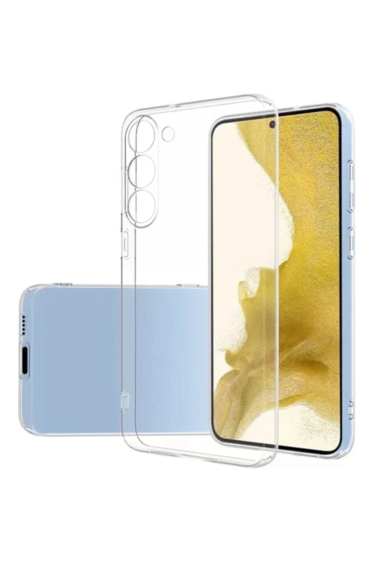 Samsung Galaxy S23 Plus 2.0 MM Korumalı Şeffaf Silikon Kılıf