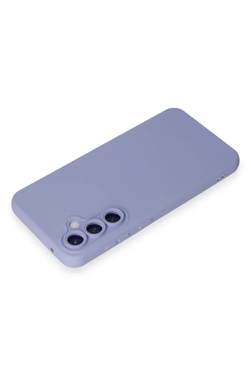 Samsung Galaxy S23 FE Kılıf Nano içi Kadife Silikon - Lila Samsung Galaxy S23 FE Kılıf Nano içi Kadife Silikon - Lila