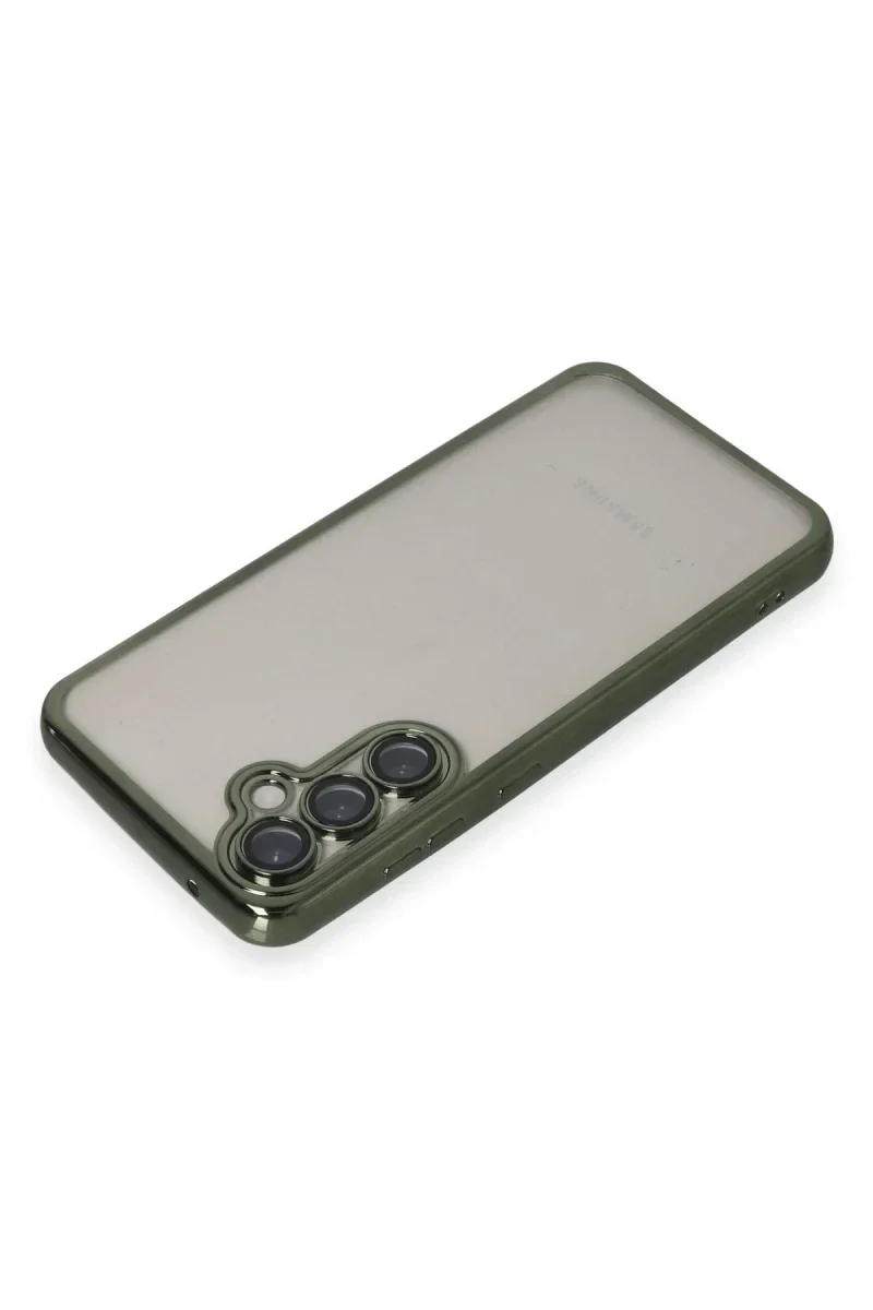 Samsung Galaxy S23 FE Kılıf Razer Lensli Silikon - Yeşil Samsung Galaxy S23 FE Kılıf Razer Lensli Silikon - Yeşil