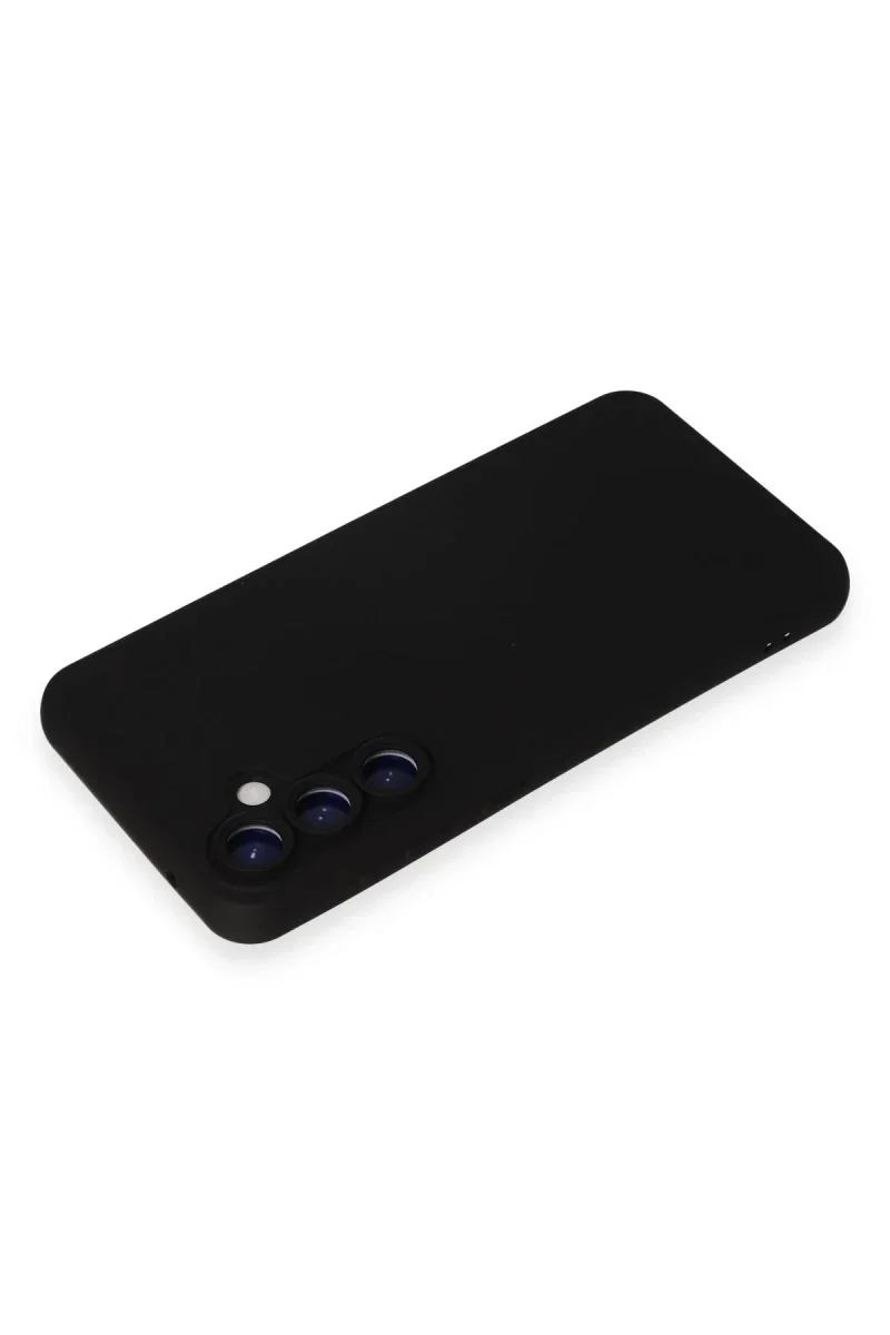 Samsung Galaxy S23 FE Kılıf Nano içi Kadife Silikon - Siyah Samsung Galaxy S23 FE Kılıf Nano içi Kadife Silikon - Siyah