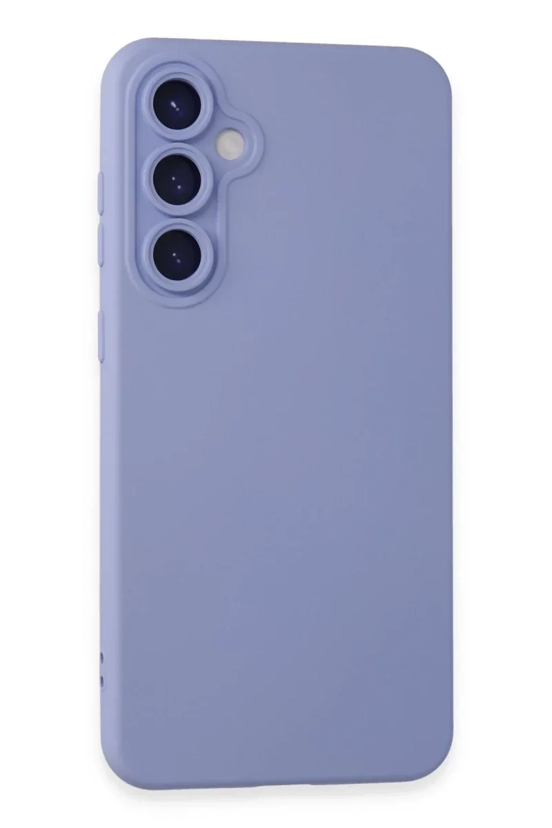 Samsung Galaxy S23 FE Kılıf Nano içi Kadife Silikon - Lila Samsung Galaxy S23 FE Kılıf Nano içi Kadife Silikon - Lila