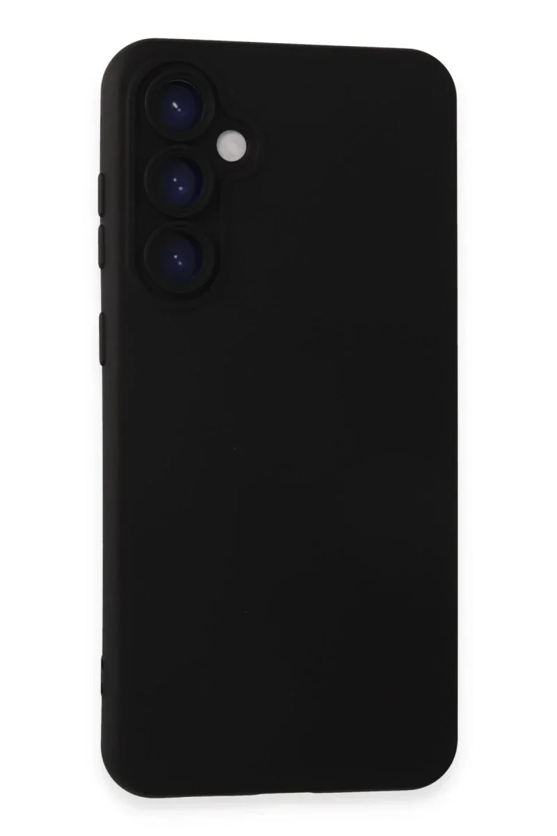 Samsung Galaxy S23 FE Kılıf Nano içi Kadife Silikon - Siyah Samsung Galaxy S23 FE Kılıf Nano içi Kadife Silikon - Siyah