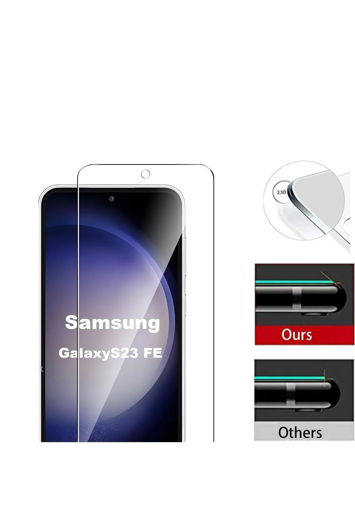 Samsung Galaxy S23 FE Nano Ekran Koruyucu Kırılmaz Cam