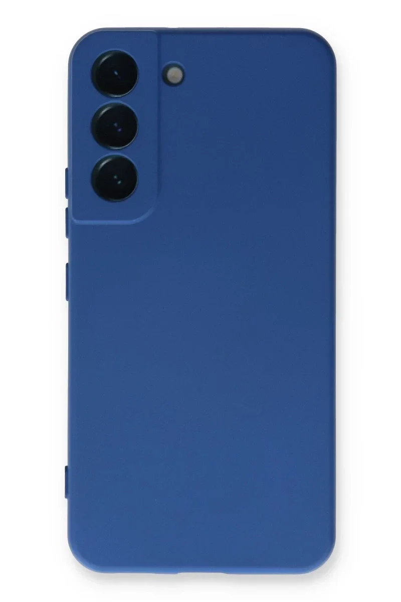 Samsung Galaxy S23 Kılıf Nano içi Kadife Silikon - Mavi Samsung Galaxy S23 Kılıf Nano içi Kadife Silikon - Mavi