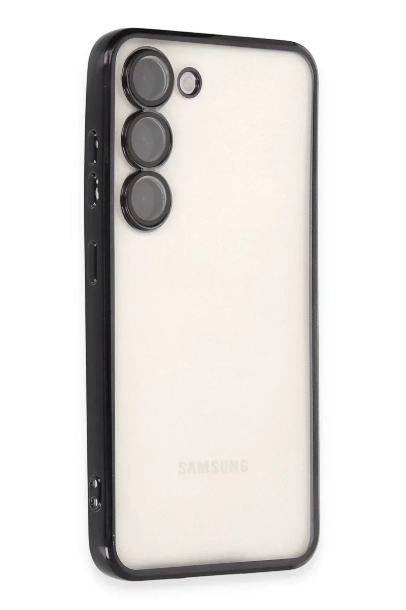 Samsung Galaxy S23 Kılıf Razer Lensli Silikon - Siyah Samsung Galaxy S23 Kılıf Razer Lensli Silikon - Siyah