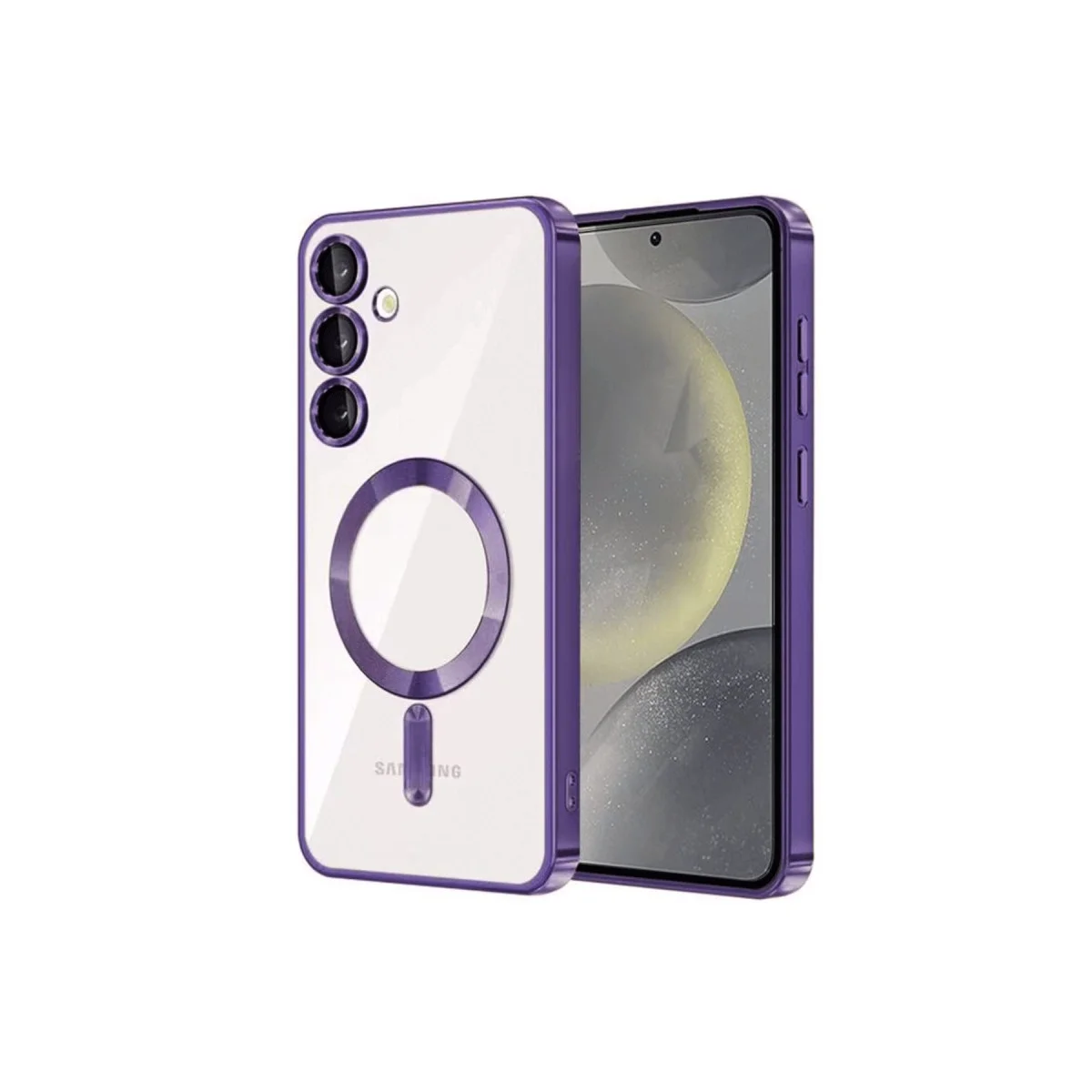 Samsung Galaxy S23 Kılıf Kross Magneticsafe Kapak - Mor Samsung Galaxy S23 Kılıf Kross Magneticsafe Kapak - Mor