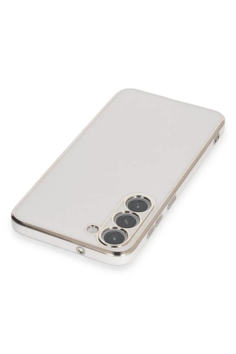 Samsung Galaxy S23 Kılıf Volet Silikon - Beyaz