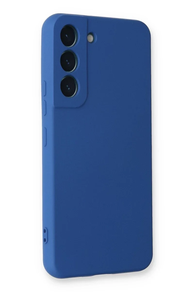 Samsung Galaxy S23 Kılıf Nano içi Kadife Silikon - Mavi Samsung Galaxy S23 Kılıf Nano içi Kadife Silikon - Mavi
