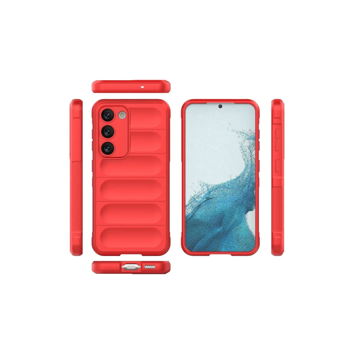 Samsung Galaxy S23 Plus Kılıf Optimum Silikon - Kırmızı Samsung Galaxy S23 Plus Kılıf Optimum Silikon - Kırmızı