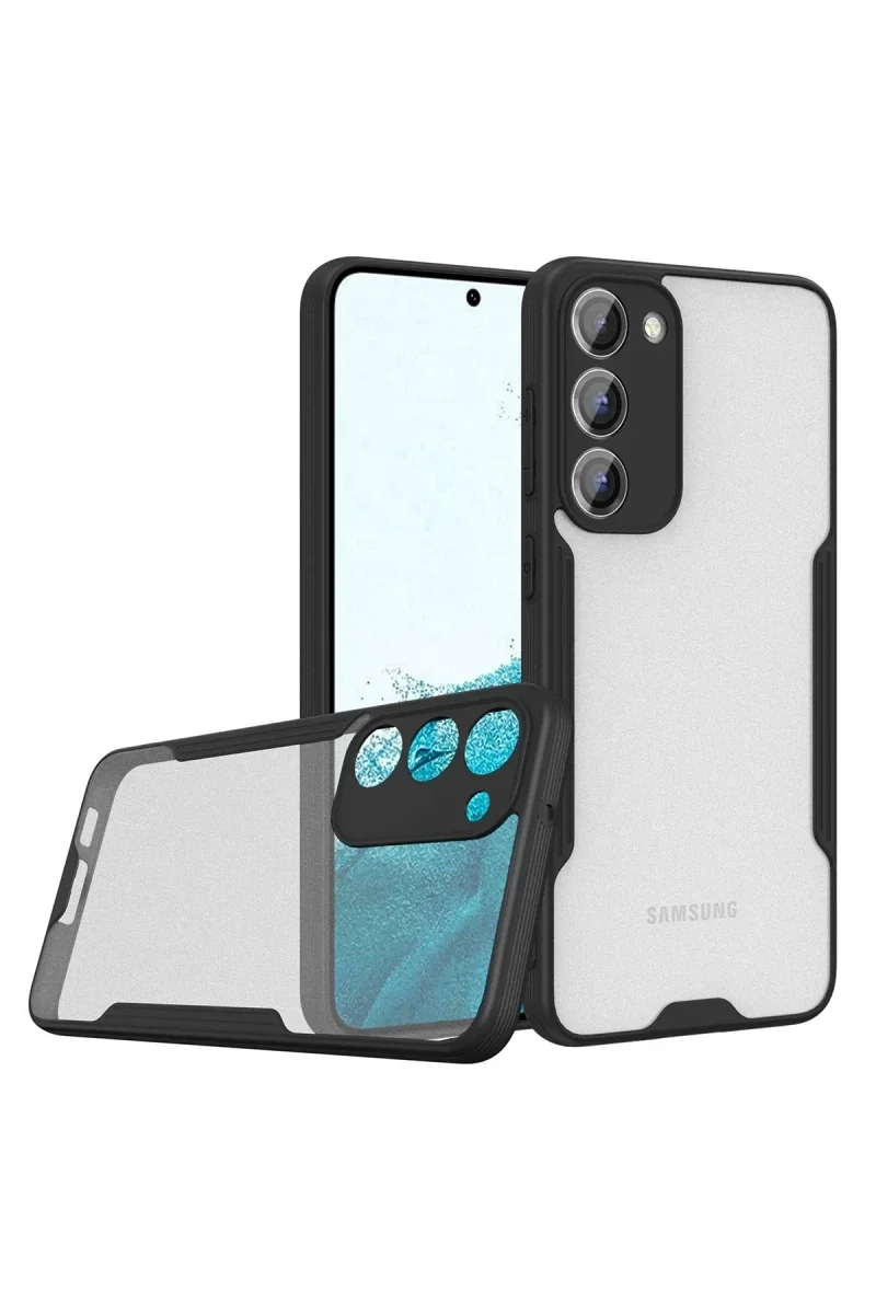 Samsung Galaxy S23 Plus Kılıf Platin Silikon - Siyah Samsung Galaxy S23 Plus Kılıf Platin Silikon - Siyah