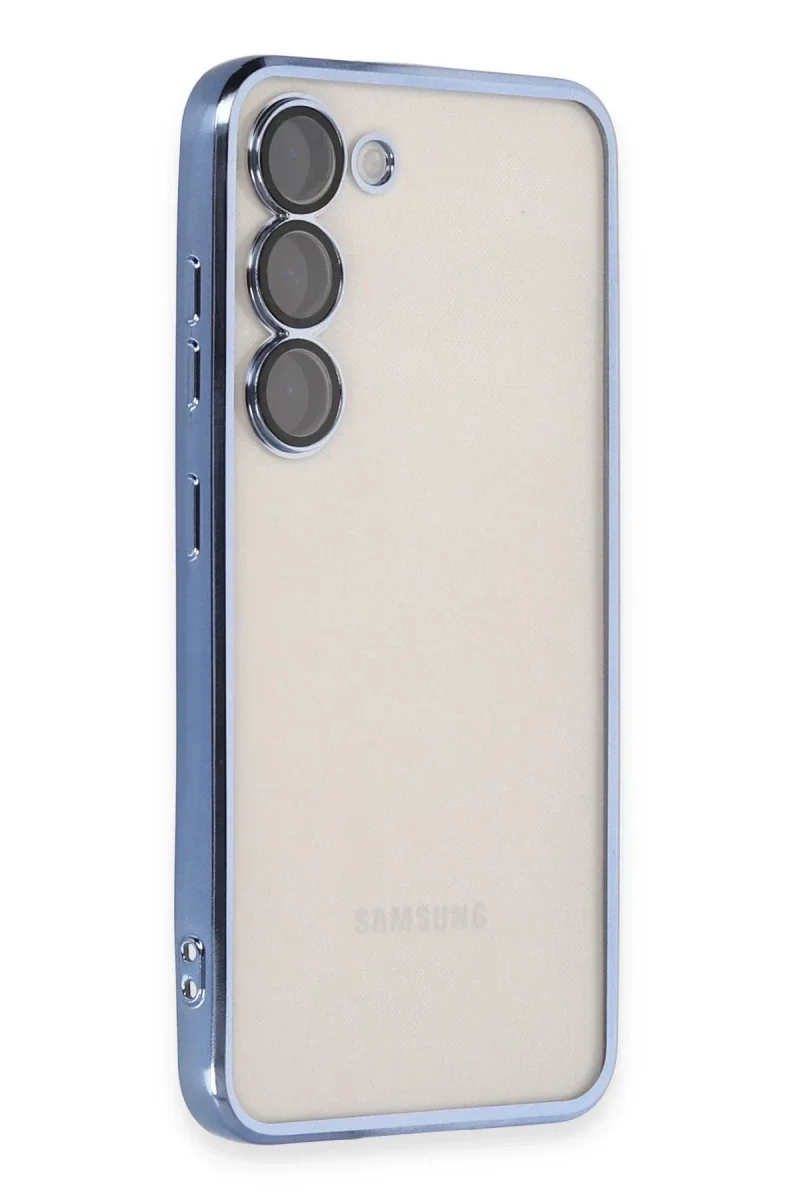 Samsung Galaxy S23 Plus Kılıf Razer Lensli Silikon - Açık Mavi Samsung Galaxy S23 Plus Kılıf Razer Lensli Silikon - Açık Mavi