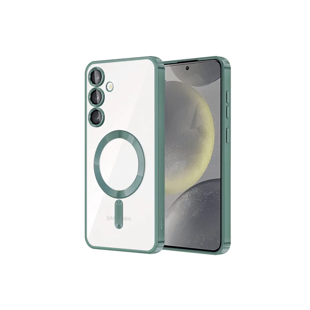 Samsung Galaxy S23 Plus Kılıf Kross Magneticsafe Kapak - Koyu Yeşil Samsung Galaxy S23 Plus Kılıf Kross Magneticsafe Kapak - Koyu Yeşil