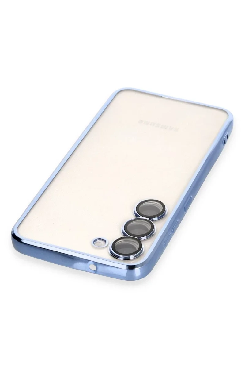 Samsung Galaxy S23 Plus Kılıf Razer Lensli Silikon - Açık Mavi Samsung Galaxy S23 Plus Kılıf Razer Lensli Silikon - Açık Mavi