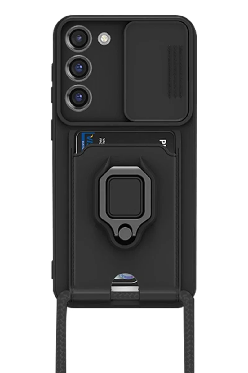 Samsung Galaxy S23 Plus Kılıf Zuma Kartvizitli Yüzüklü Silikon - Siyah Samsung Galaxy S23 Plus Kılıf Zuma Kartvizitli Yüzüklü Silikon - Siyah