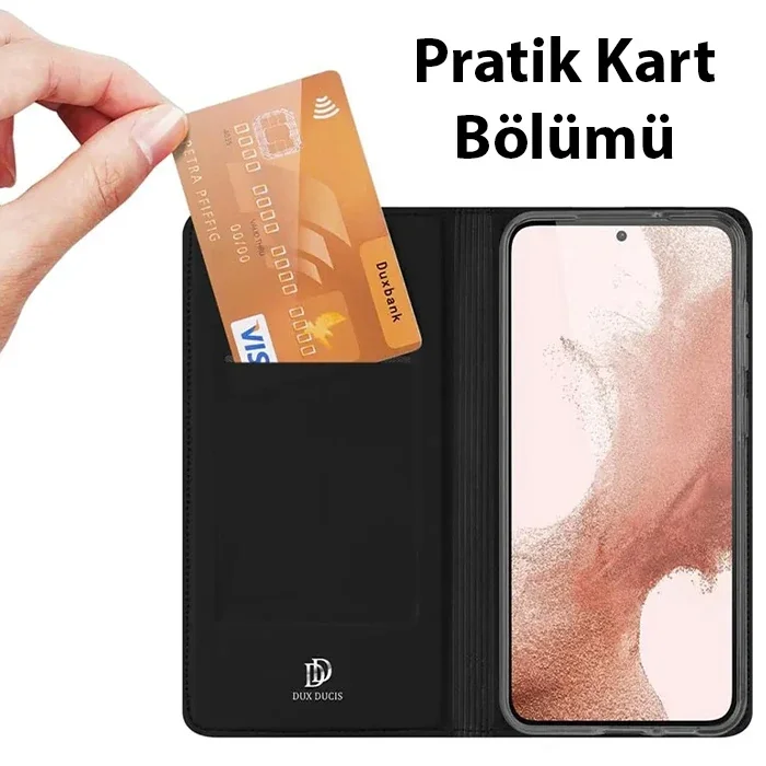 Samsung Galaxy S23 Plus Kapaklı Kılıf | Manyetik Flip Deri Kitap Tipi Koruyucu