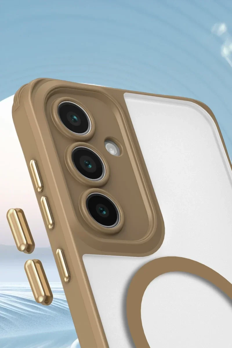 Samsung Galaxy S23 Plus Kılıf Enka Magsafe Silikon Kılıf - Şeffaf