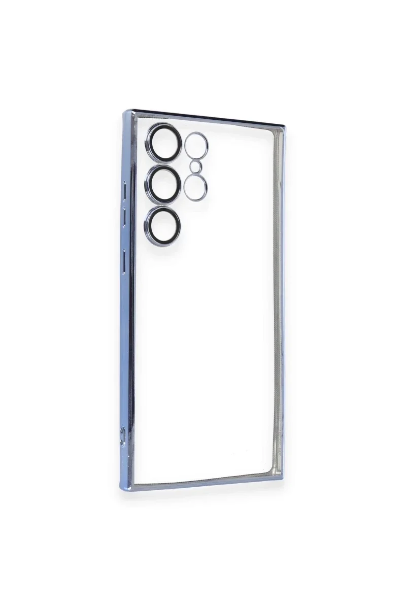 Samsung Galaxy S23 Ultra Kılıf Razer Lensli Silikon - Açık Mavi Samsung Galaxy S23 Ultra Kılıf Razer Lensli Silikon - Açık Mavi