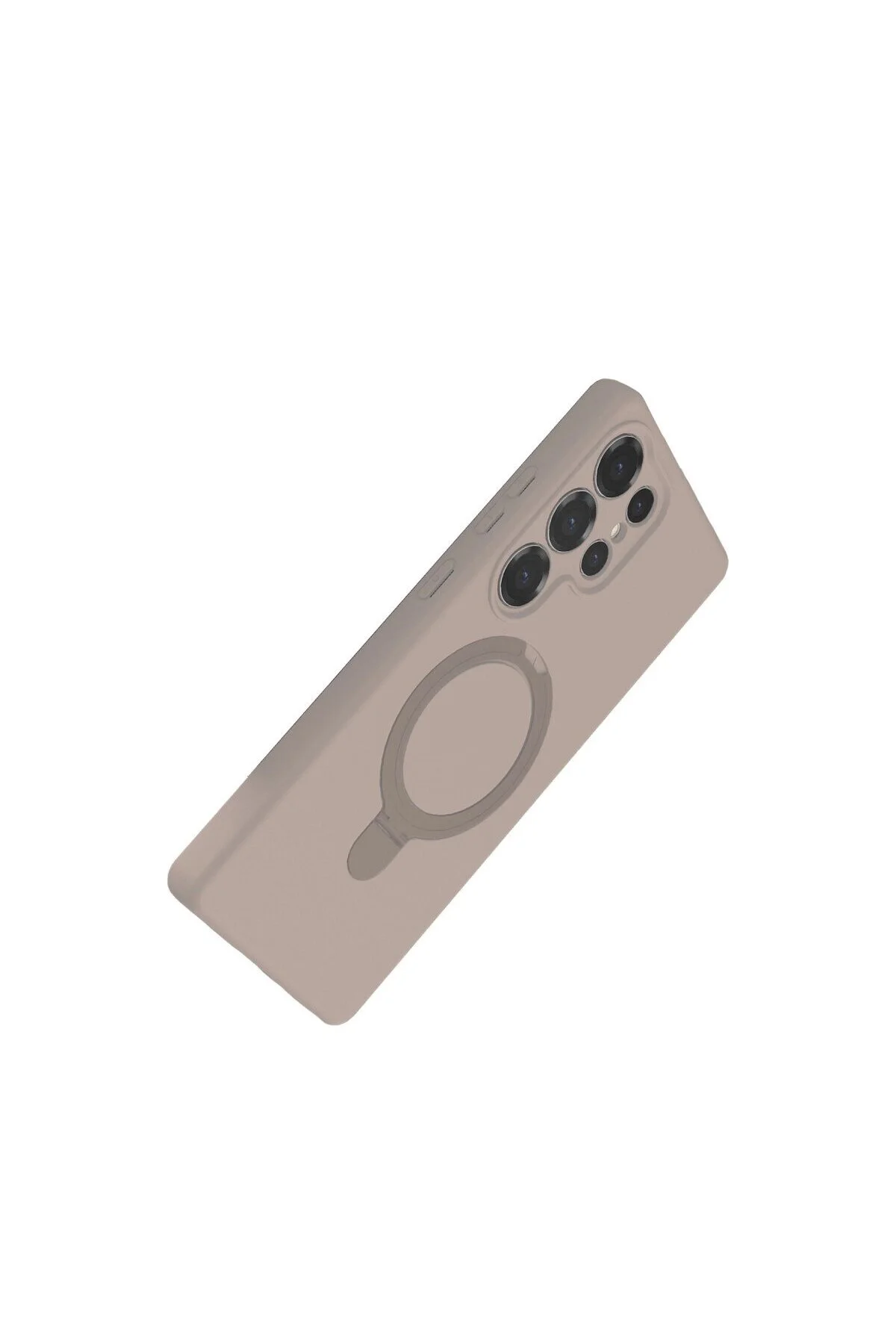 Samsung Galaxy S23 Ultra Regal Magsafe Standlı Kapak - Çöl Titanyum