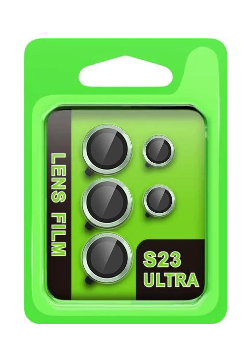 Samsung Galaxy S23 Ultra Raze Metal Kamera Lens - Yeşil Samsung Galaxy S23 Ultra Raze Metal Kamera Lens - Yeşil