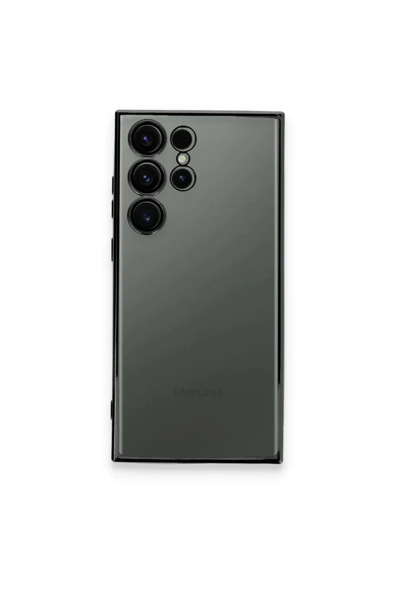 Samsung Galaxy S23 Ultra Kılıf Razer Lensli Silikon - Siyah Samsung Galaxy S23 Ultra Kılıf Razer Lensli Silikon - Siyah