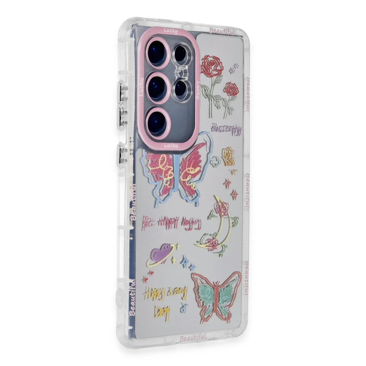 Samsung Galaxy S23 Ultra Kılıf Reflexion Desenli Kapak - Desen 8