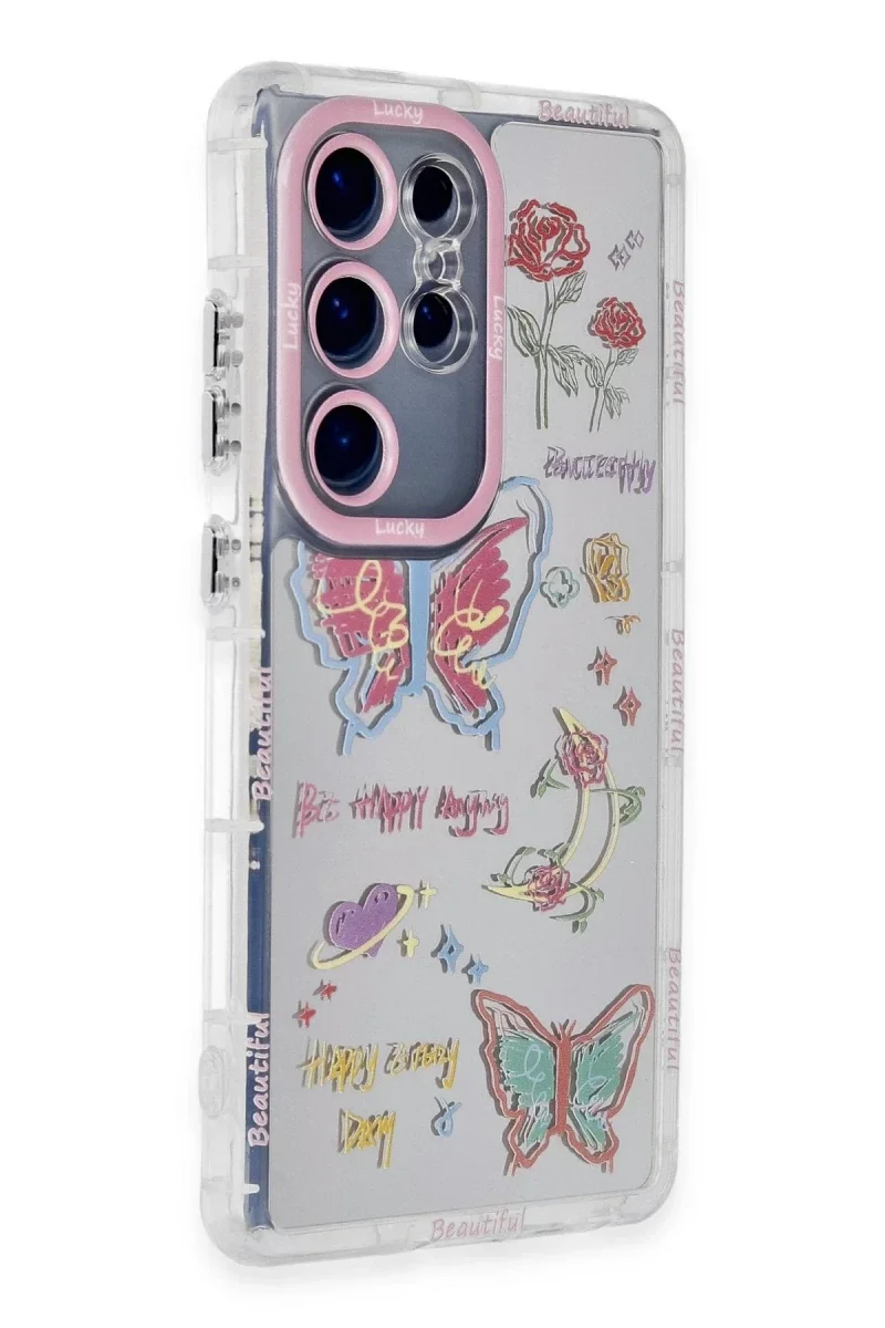 Samsung Galaxy S23 Ultra Kılıf Reflexion Desenli Kapak - Desen 8
