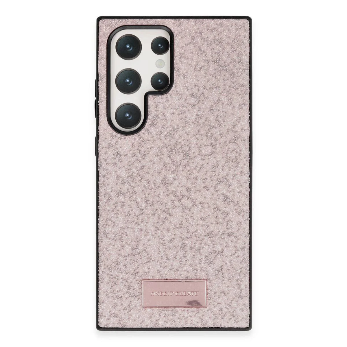 Samsung Galaxy S23 Ultra ile Uyumlu Bright Simli Kapak - Pembe Boncuk İşlemeli Fiyatı, Yorumları ve Özellikleri