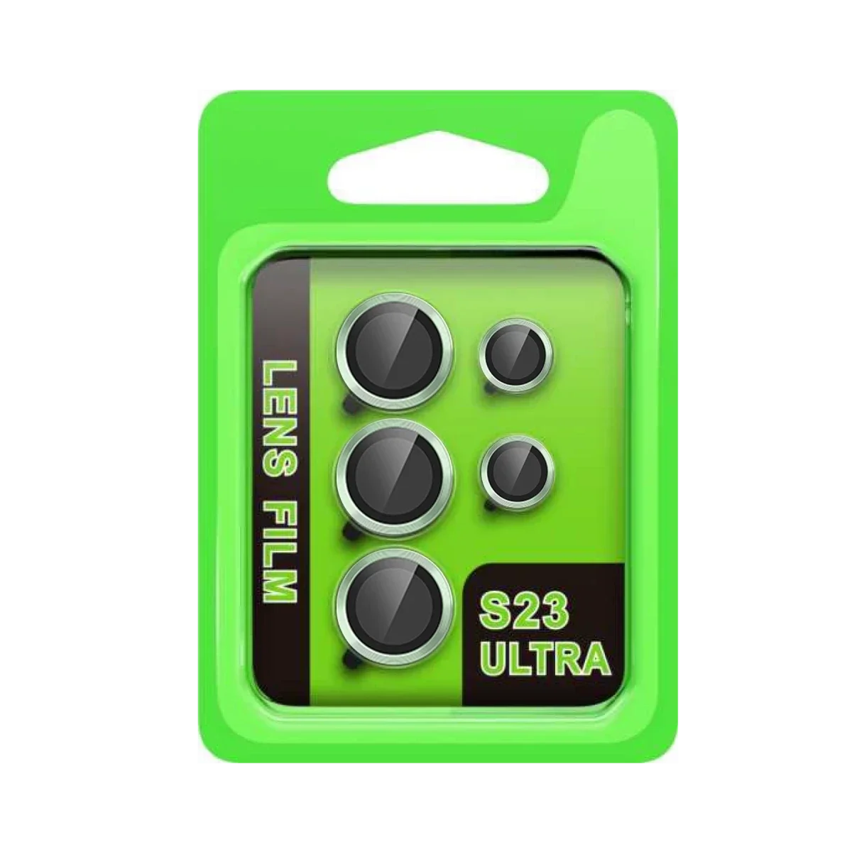 Samsung Galaxy S23 Ultra Raze Metal Kamera Lens - Yeşil Samsung Galaxy S23 Ultra Raze Metal Kamera Lens - Yeşil