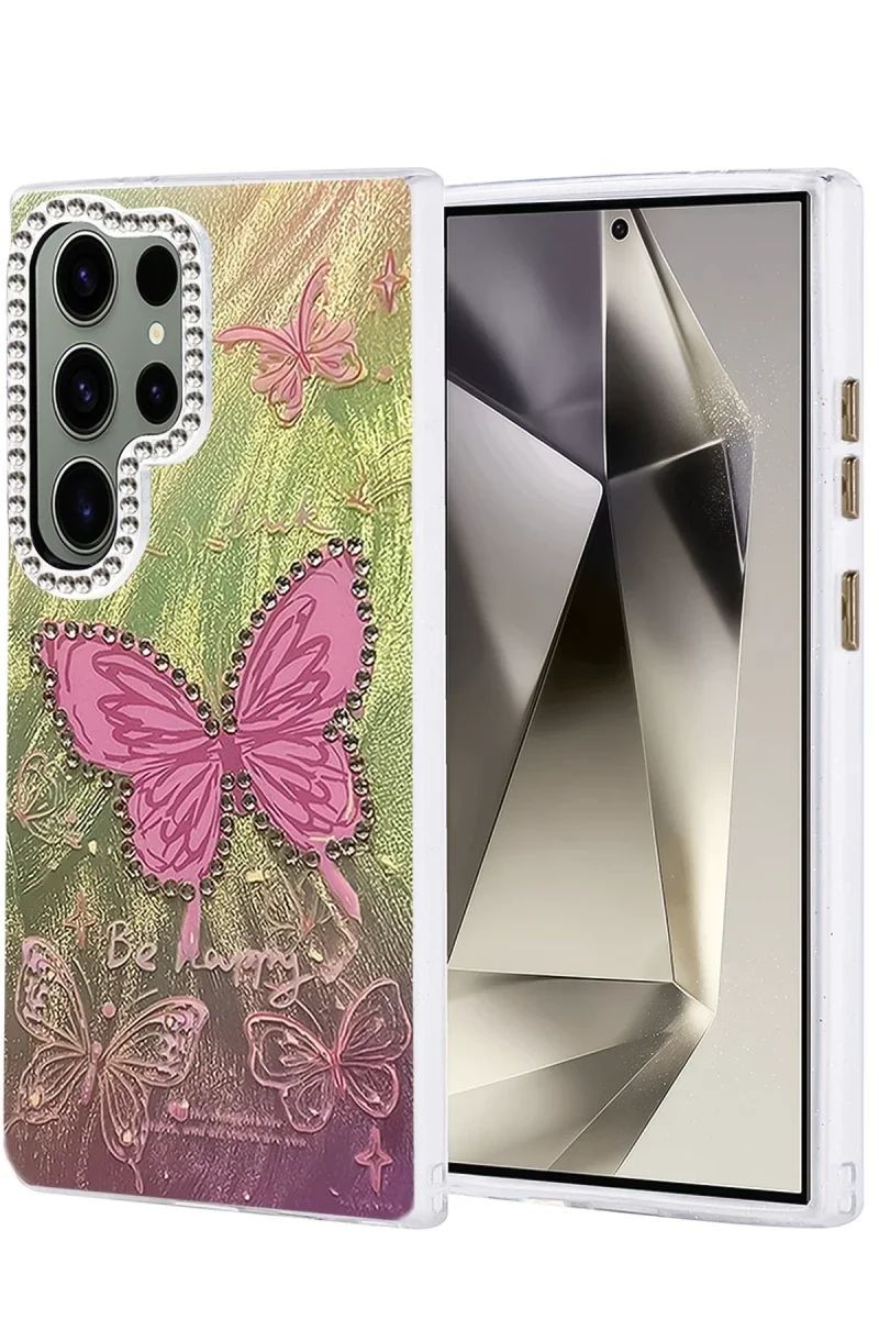 Samsung Galaxy S23 Ultra Kılıf Blade Aynalı Desenli Kapak - Desen 5 Samsung Galaxy S23 Ultra Kılıf Blade Aynalı Desenli Kapak - Desen 5