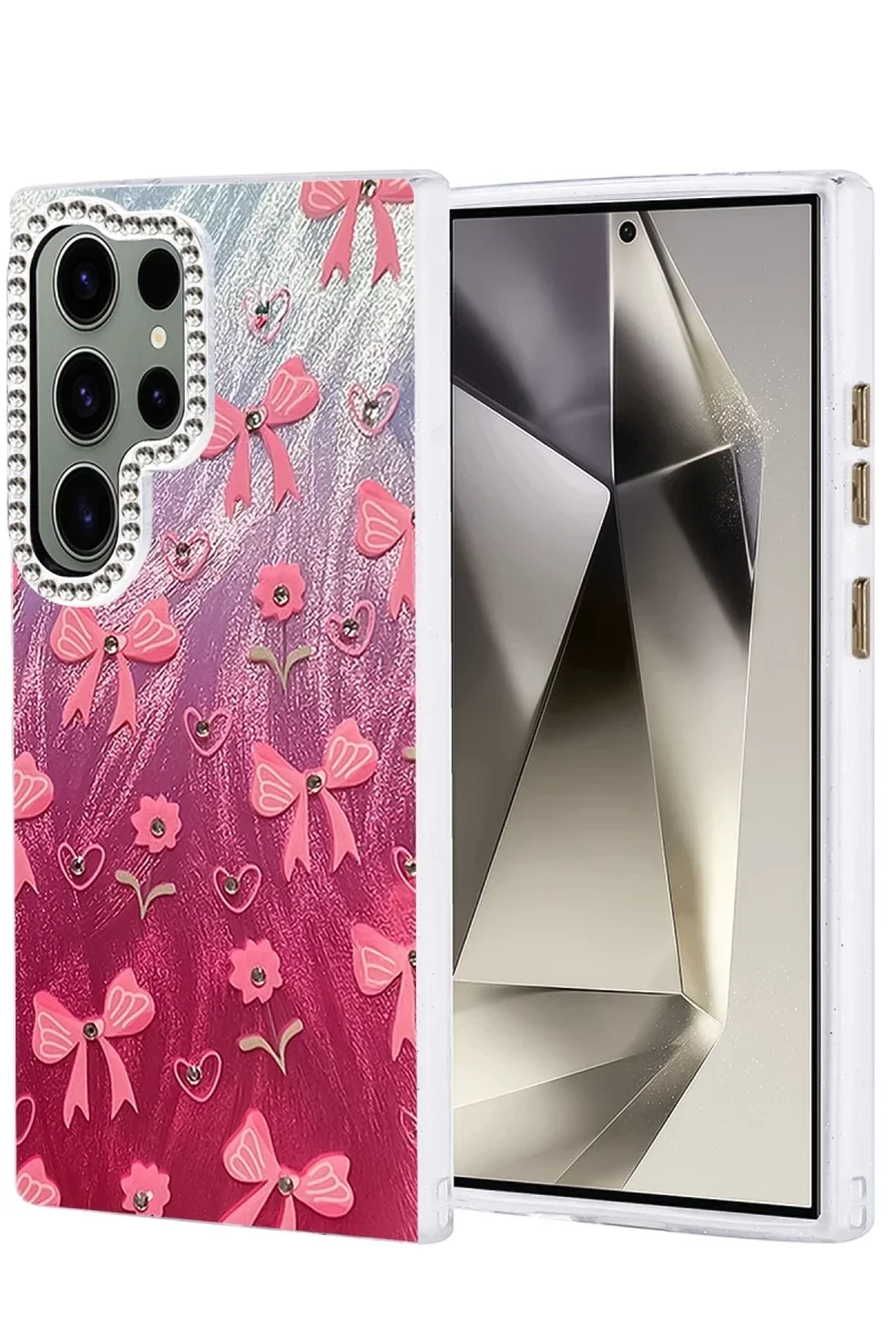 Samsung Galaxy S23 Ultra Kılıf Blade Aynalı Desenli Kapak - Desen 3