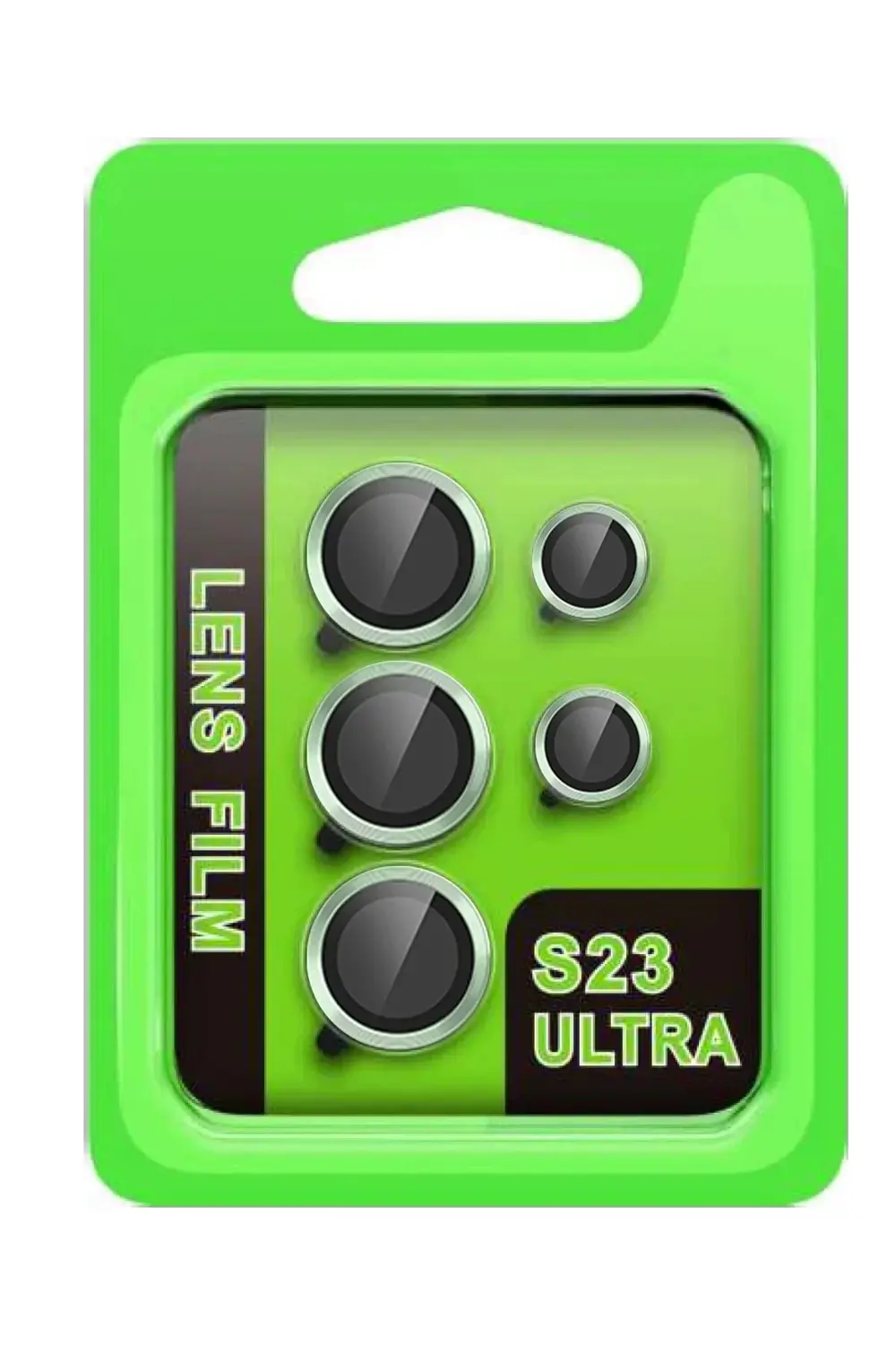 Samsung Galaxy S23 Ultra Raze Metal Kamera Lens - Yeşil-(5796)