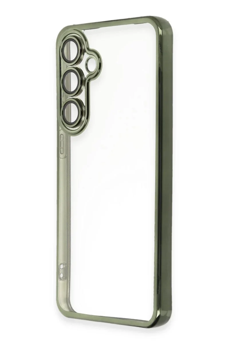 Samsung Galaxy S24 FE Kılıf Razer Lensli Silikon - Yeşil Samsung Galaxy S24 FE Kılıf Razer Lensli Silikon - Yeşil