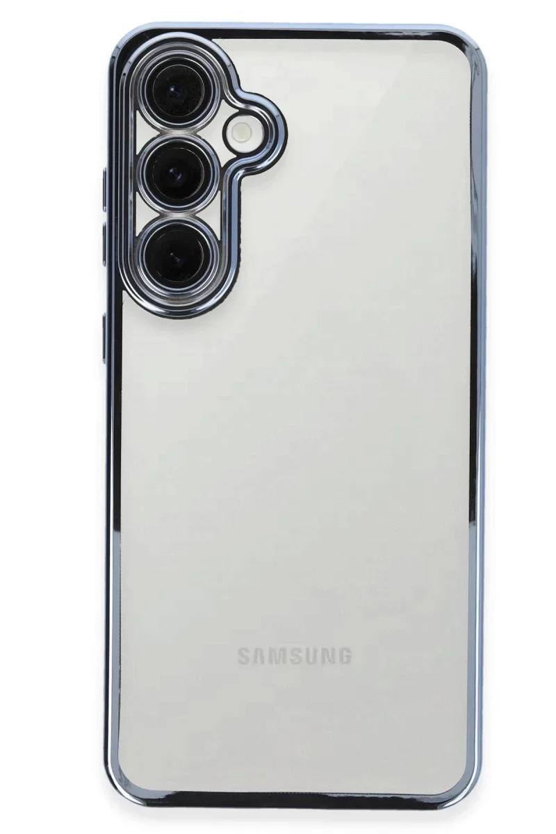 Samsung Galaxy S24 FE Kılıf Razer Lensli Silikon - Lacivert Samsung Galaxy S24 FE Kılıf Razer Lensli Silikon - Lacivert
