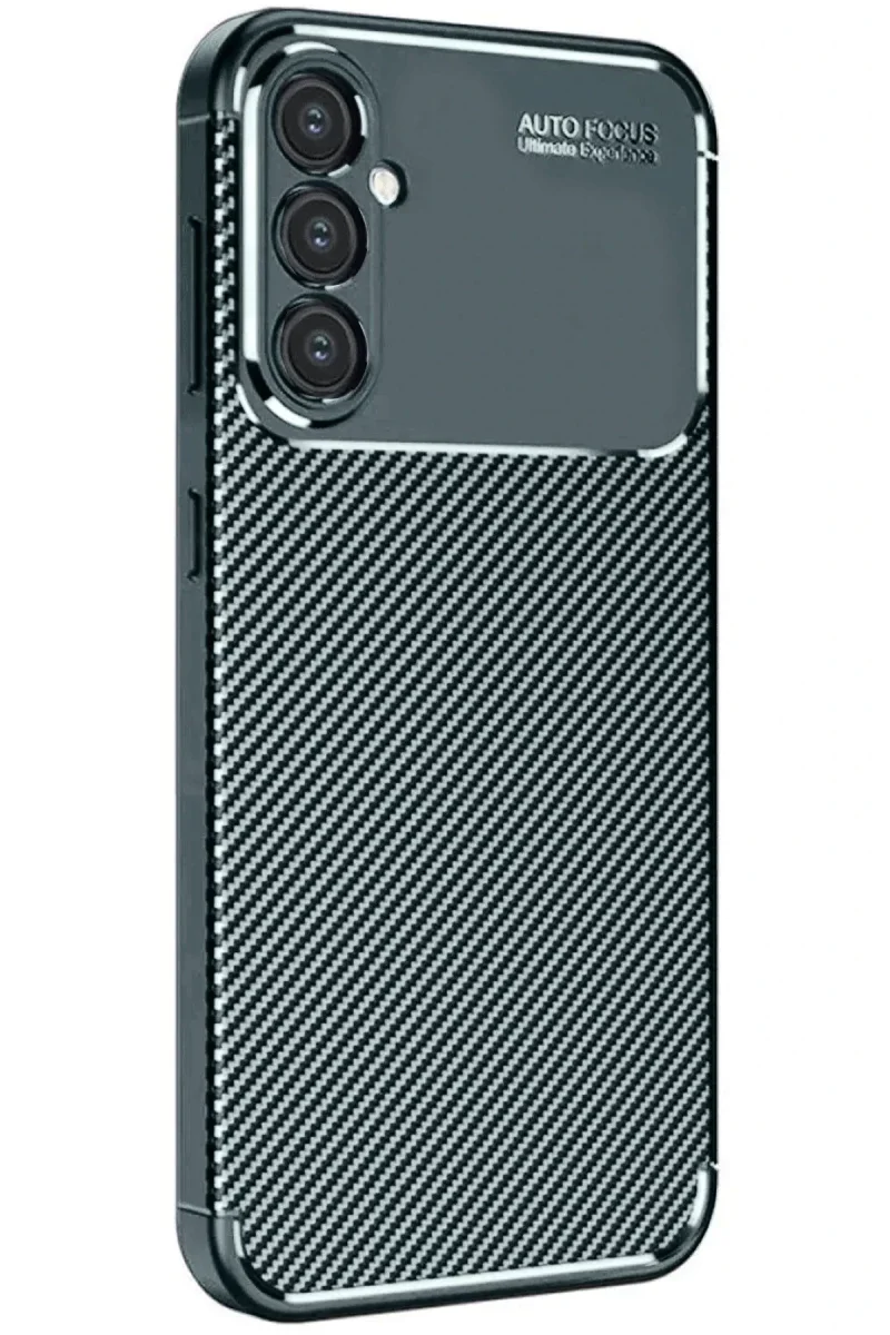 Samsung Galaxy S24 FE Kılıf Auto Focus Karbon Kapak - Koyu Yeşil Fiyatı, Yorumları ve Özellikleri