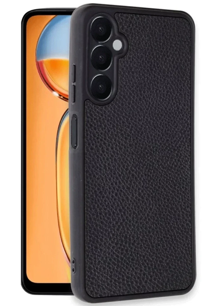 Samsung Galaxy S24 FE Kılıf Aras Deri Kapak - Siyah