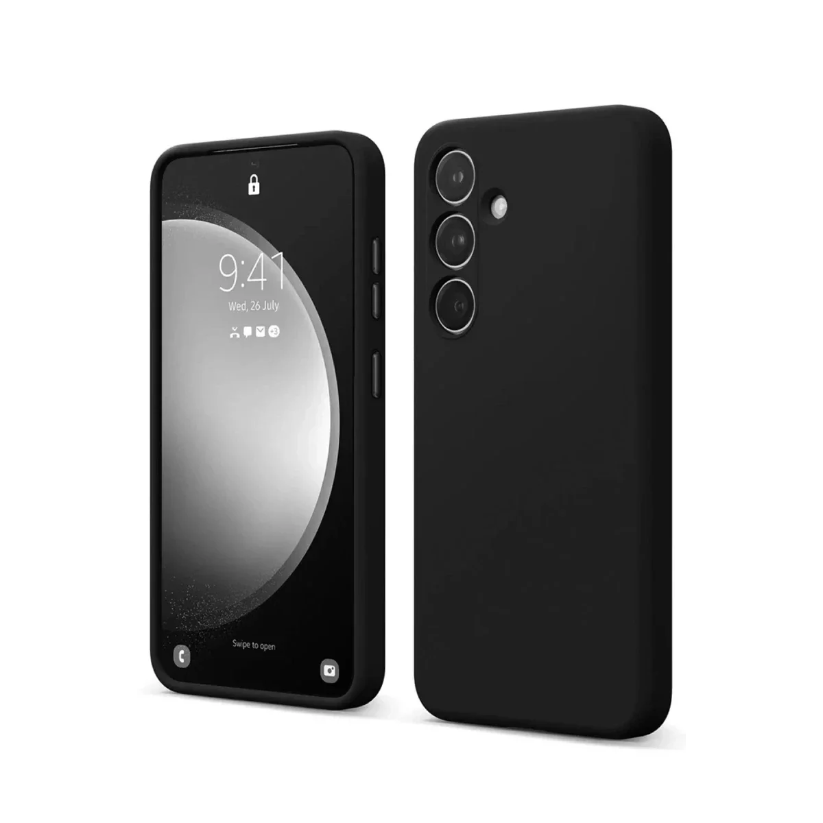 Samsung Galaxy S24 FE Kılıf First Silikon - Siyah