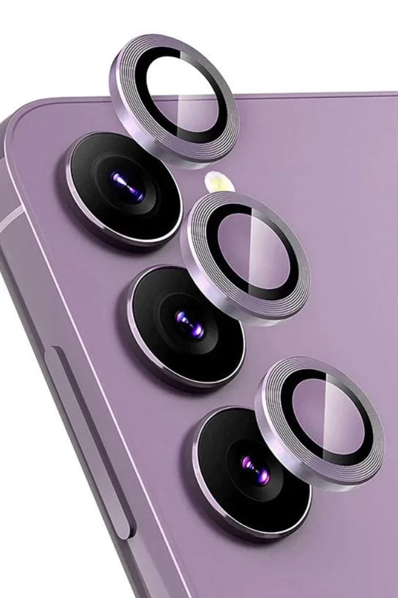 Samsung Galaxy S24 FE Raze Metal Kamera Lens - Mor Samsung Galaxy S24 FE Raze Metal Kamera Lens - Mor