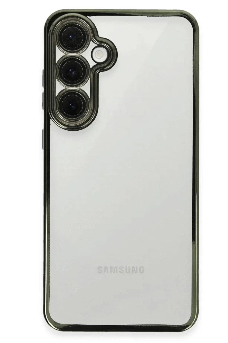 Samsung Galaxy S24 FE Kılıf Razer Lensli Silikon - Yeşil Samsung Galaxy S24 FE Kılıf Razer Lensli Silikon - Yeşil