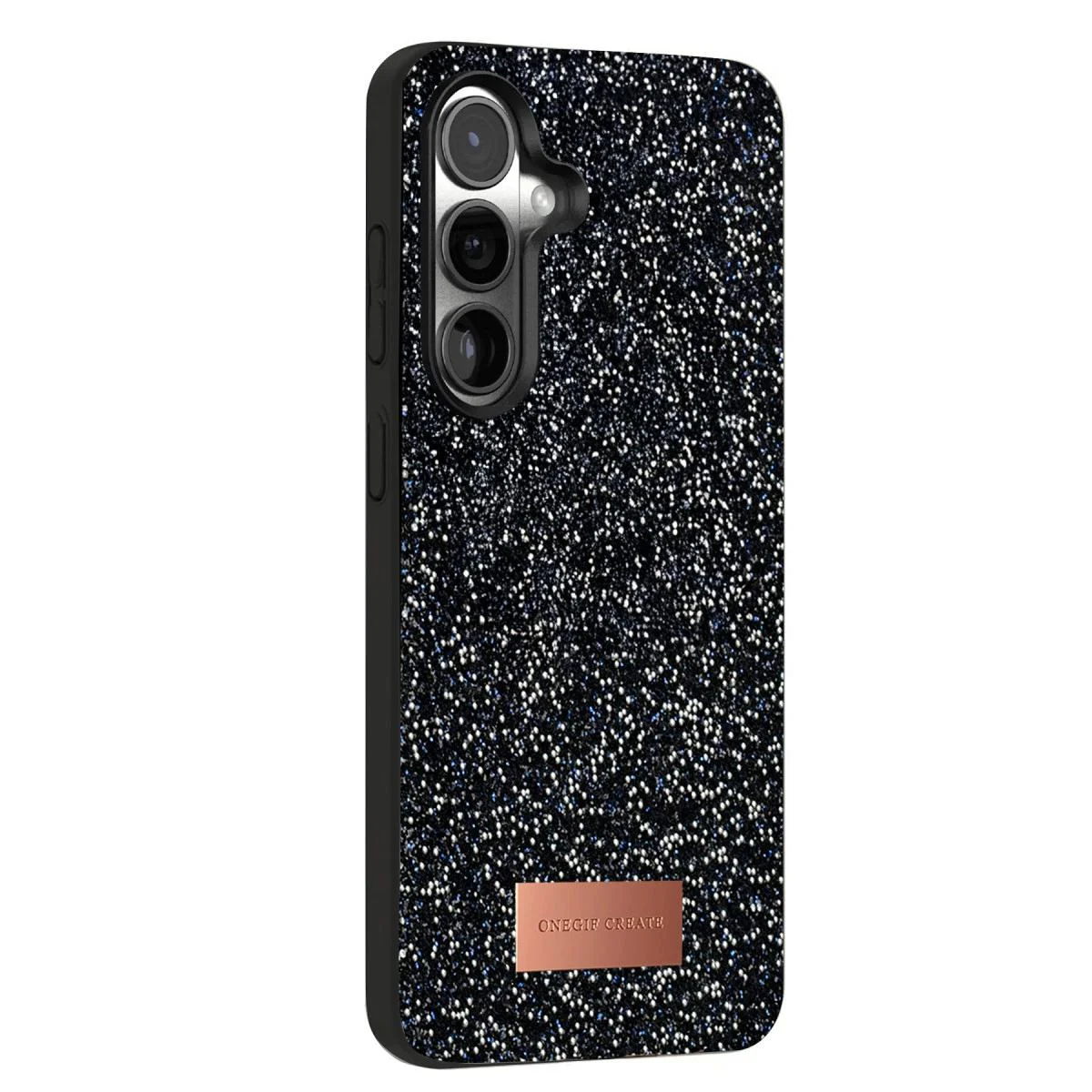 Samsung Galaxy S24 Fe ile Uyumlu Simli Kapak - Siyah Boncuk İşlemeli Fiyatı, Yorumları ve Özellikleri