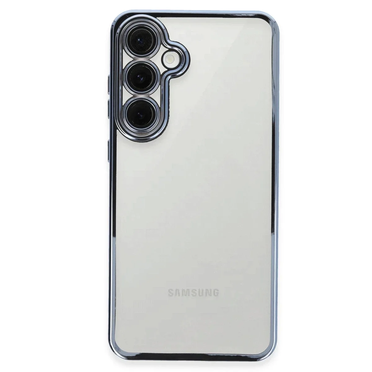 Samsung Galaxy S24 FE Kılıf Razer Lensli Silikon - Lacivert Samsung Galaxy S24 FE Kılıf Razer Lensli Silikon - Lacivert