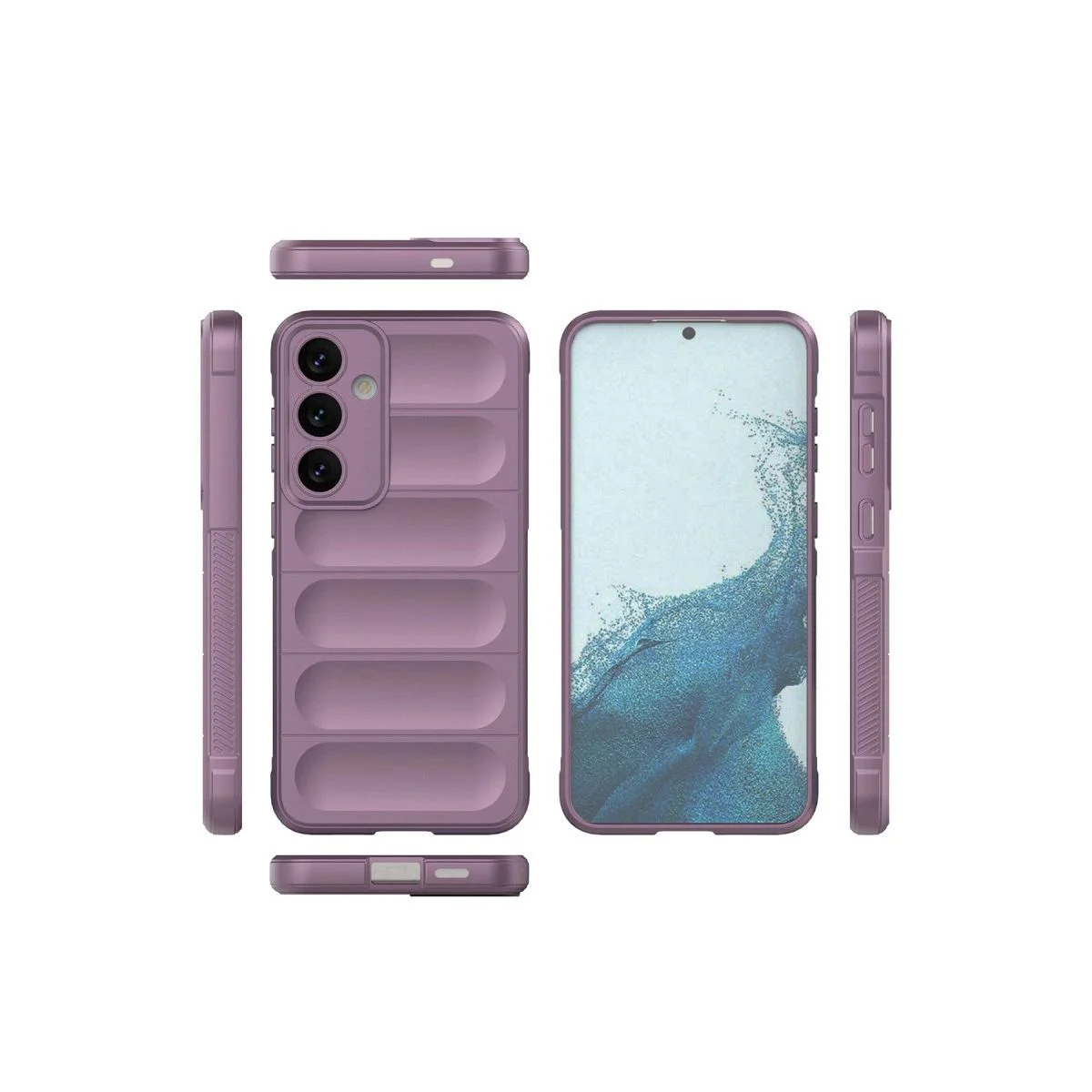 Samsung Galaxy S24 ile Uyumlu Optimum Silikon Kılıf - Mor, Darbe Korumalı, Parmak İzi Tutmaz, Tam Kalıp Uyumu Samsung Galaxy S24 ile Uyumlu Optimum Silikon Kılıf - Mor, Darbe Korumalı, Parmak İzi Tutmaz, Tam Kalıp Uyumu
