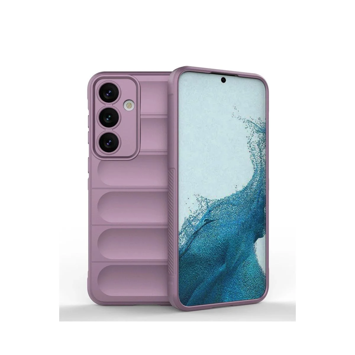 Samsung Galaxy S24 ile Uyumlu Optimum Silikon Kılıf - Mor, Darbe Korumalı, Parmak İzi Tutmaz, Tam Kalıp Uyumu Samsung Galaxy S24 ile Uyumlu Optimum Silikon Kılıf - Mor, Darbe Korumalı, Parmak İzi Tutmaz, Tam Kalıp Uyumu