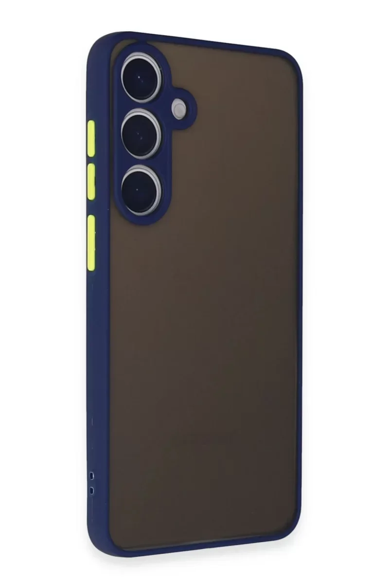 Samsung Galaxy S24 Kılıf Montreal Silikon Kapak - Lacivert