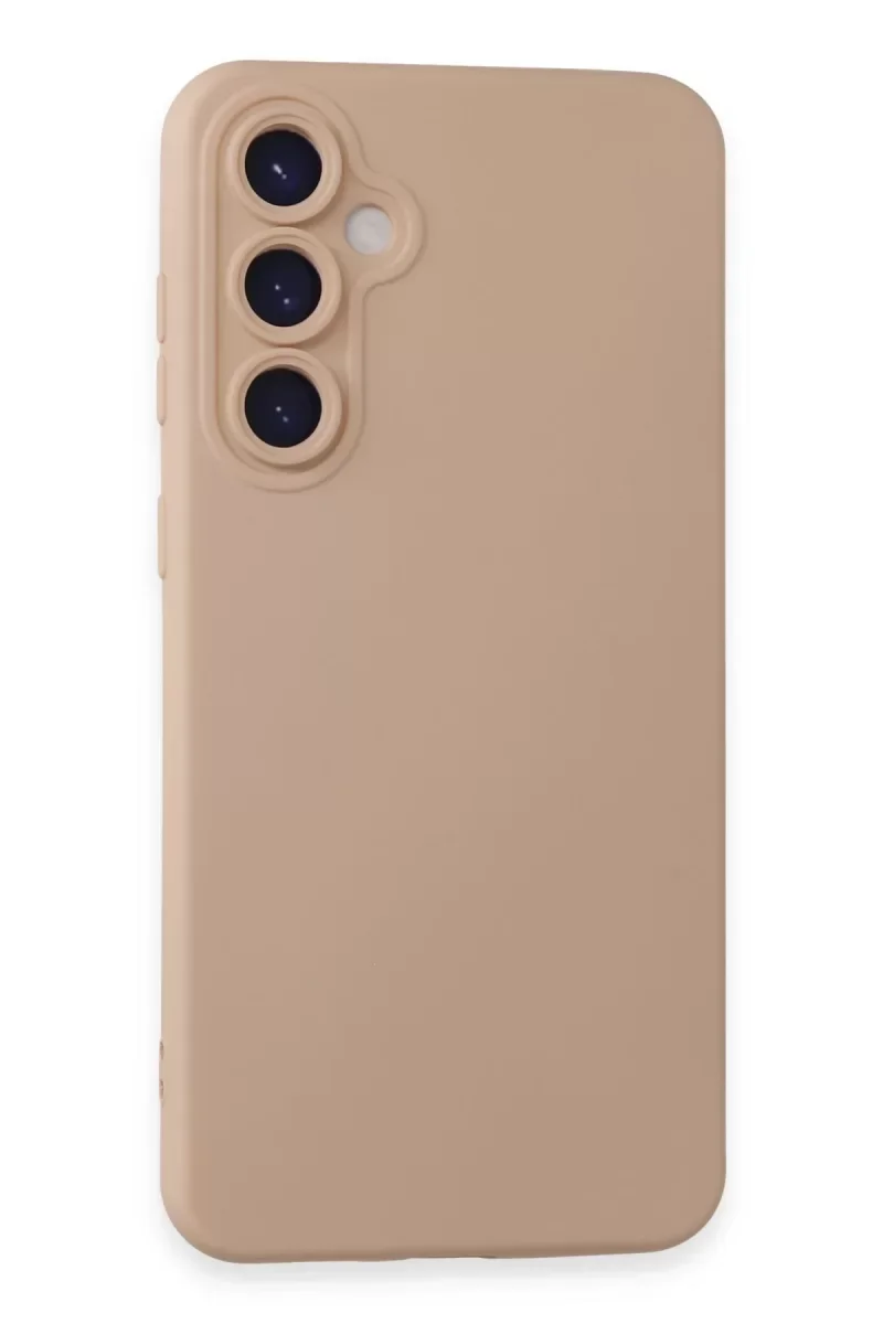 Samsung Galaxy S24 Kılıf Nano içi Kadife Silikon - Pudra Samsung Galaxy S24 Kılıf Nano içi Kadife Silikon - Pudra