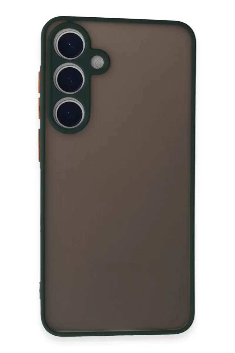 Samsung Galaxy S24 Kılıf Montreal Silikon Kapak - Yeşil