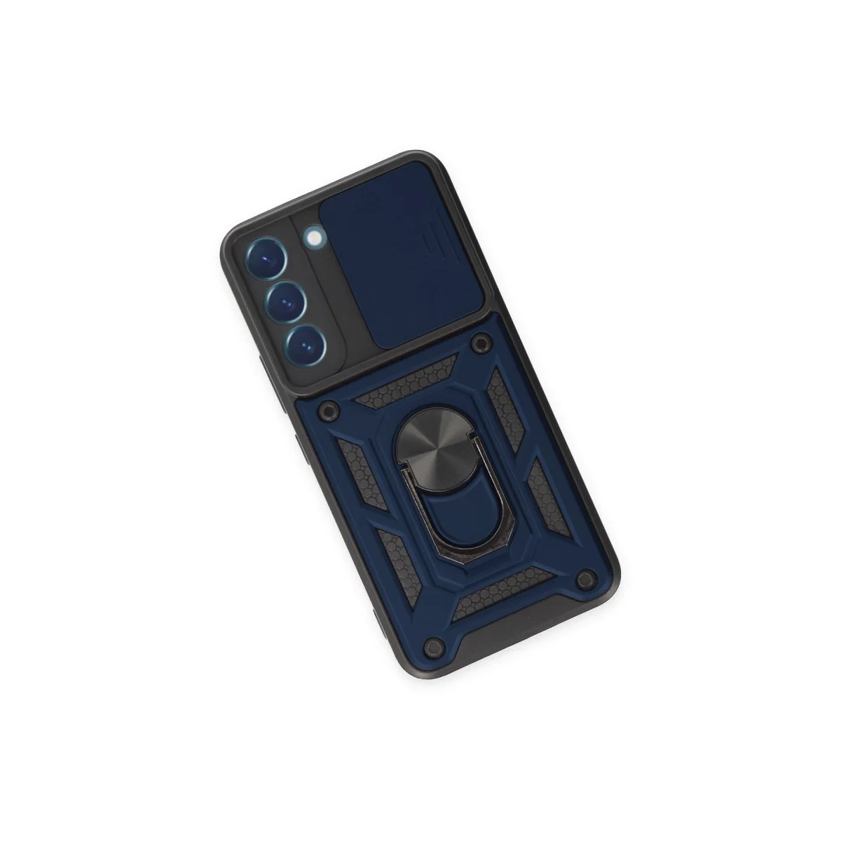 Samsung Galaxy S24 Kılıf Pars Lens Yüzüklü Silikon - Lacivert Samsung Galaxy S24 Kılıf Pars Lens Yüzüklü Silikon - Lacivert