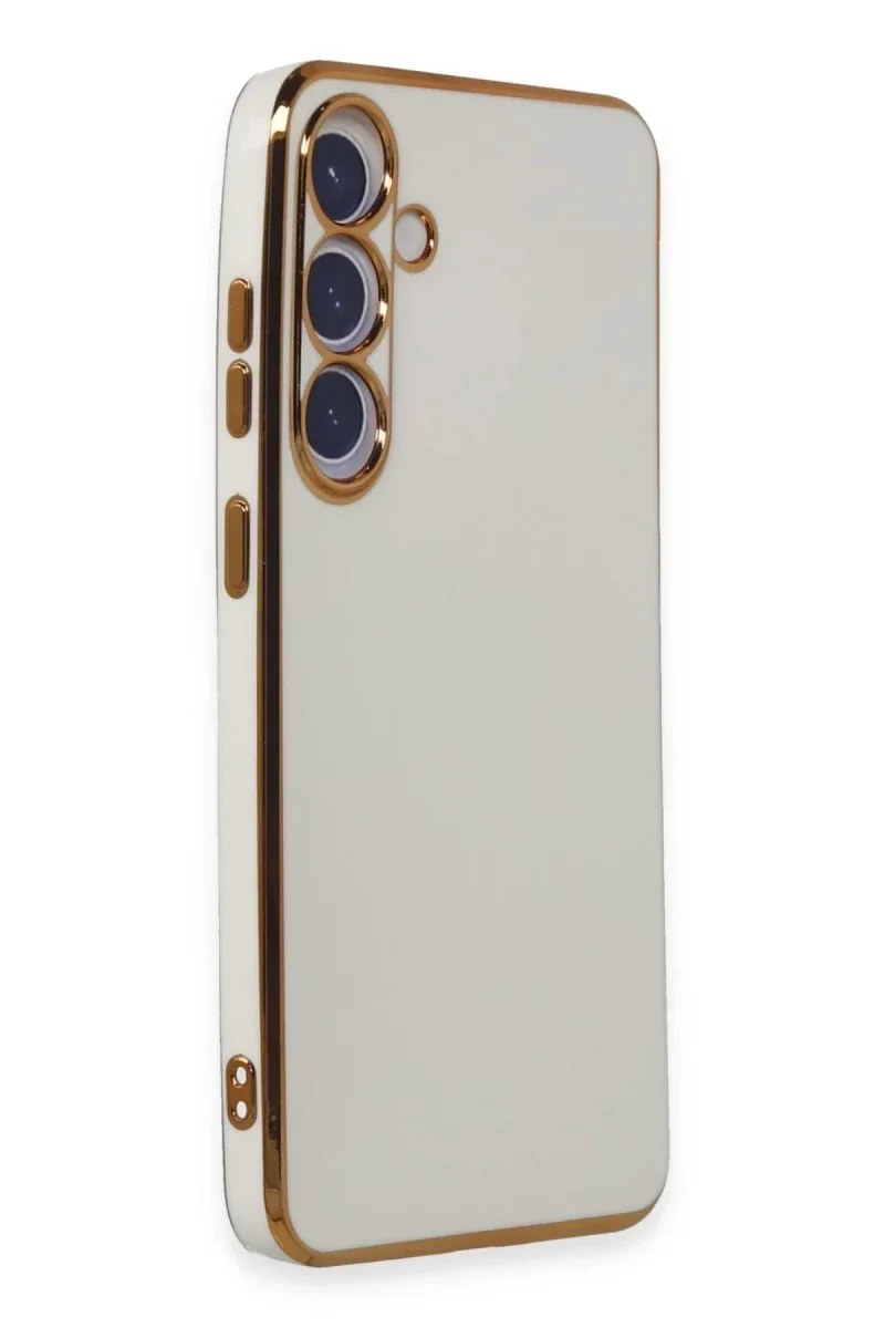 Samsung Galaxy S24 Kılıf Volet Silikon - Beyaz